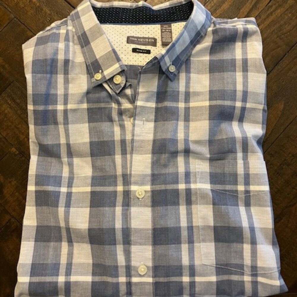 Men Plaid Shirt (Nearly New)